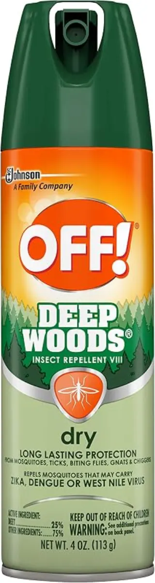 Insect Repellent — Keep mosquitoes and ticks off at creek edges and dusk